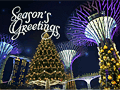 Christmas eCards Design (Singapore Night)