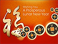 Chinese New Year eCards Design (Roll Into Prosperity)